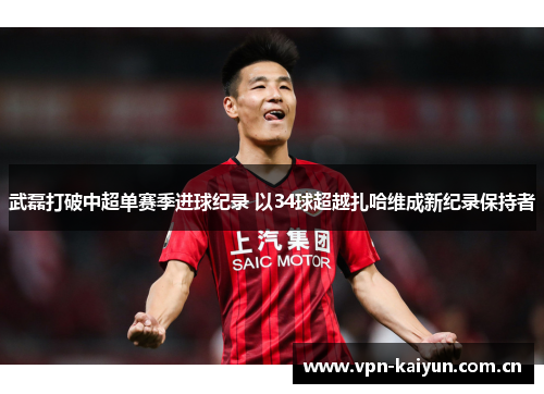 武磊打破中超单赛季进球纪录 以34球超越扎哈维成新纪录保持者 武磊打破中超单赛季进球纪录 以34球超越扎哈维成新纪录保持者